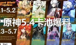 5.4卡池爆料最新,新角色与限定皮肤大揭秘！